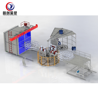 Αγορά Rotomoulding machine for Hollow PE product making_3arm 3000 online manufacture
