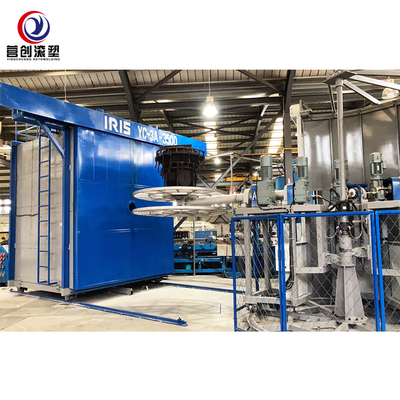 Αγορά New 3 arm Carousel rotomolding machine rotomolding water for sales online manufacture