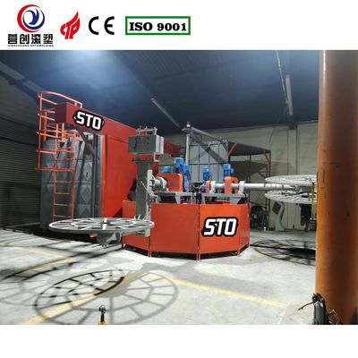 ποιότητας  Yingchuang Roto PLC Control System Electric Heating Water Tank Manufacturing Machine Carousel Rotomolding Machine εργοστάσιο