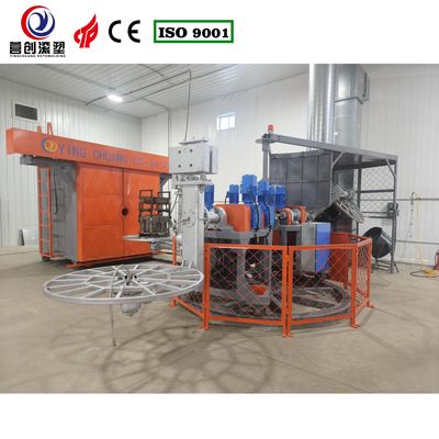 Αγορά Yingchuang Roto Carousel Μηχανή Ροτοχύτευσης CC-3A-2000 για Θερμομονωμένο Ψυγείο Καμουφλάζ online manufacture