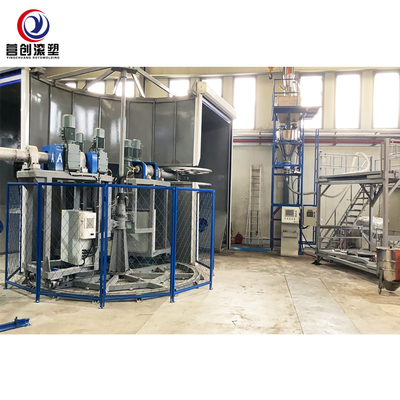 Πλήρως μηχανή σχήματος AutomaticRotary/βοηθητικά μηχανήματα φορμών Rotomolding