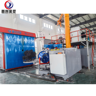 10000L Bi Axial Rotomoulding Machine για PP/PE/HDPE/LLDPE με 1 έτος εγγύηση
