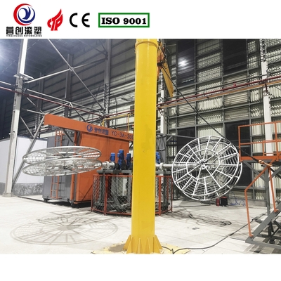 Ενεργειακή εξοικονόμηση PLC ελεγχόμενη μηχανή κατασκευής δεξαμενής νερού / μηχανή περιστροφικού τύπου για πλαστικό PE