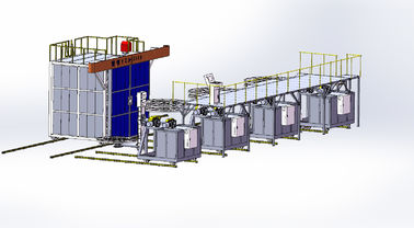 Bi Axial Rotomoulding Machine For Manufacturing Plant 14000L Tank Volume
