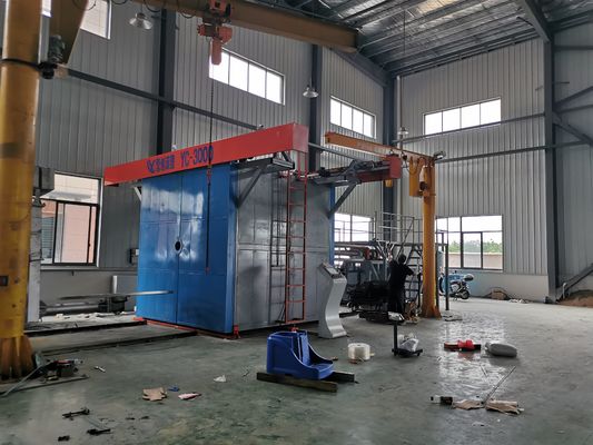 Συστήματα ελέγχου PLC υψηλής χωρητικότητας Μηχανή Rotomolding Shuttle για δεξαμενές νερού