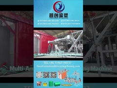 Yingchuang Roto CS-4A-5000 Πολλαπλές βραχίονες Μηχανή Rotomolding Shuttle για διπλή στρώση δεξαμενής νερού